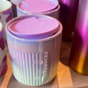 2022 Starbucks Purple Iridescent Cup with Lid